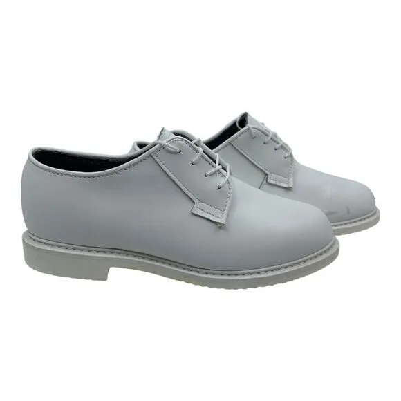Bates Lites Women's Size 8.5W White Leather Oxford Dress Casual Shoe 07131 NEW