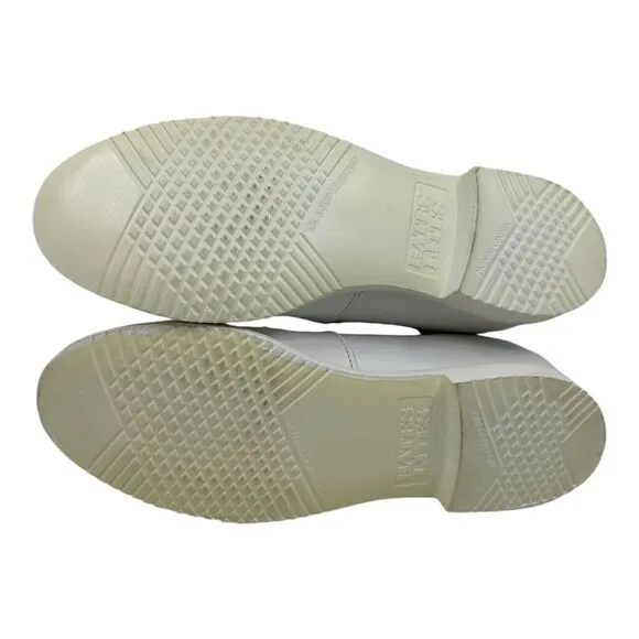 Bates Lites Women's Size 8.5W White Leather Oxford Dress Casual Shoe 07131 NEW