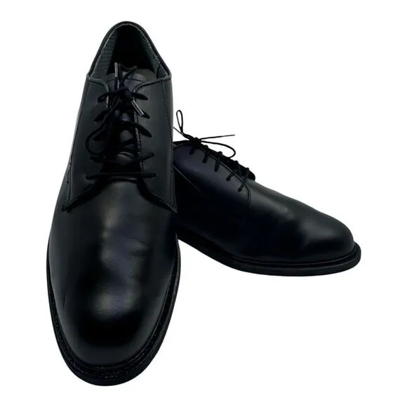 Bates Men's Black Uniform Leather Oxford Shoes Size 13d 158-25-000875-1521