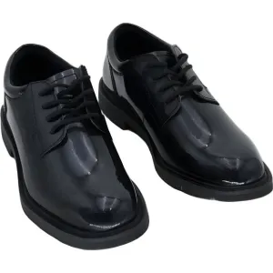 Bates Women's Glossy Black Oxford Dress Shoes - Size 6.5