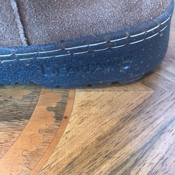 Bearpaw Woodbury Wool Fleece Lined Tall Brown Suede Winter Boots Women’s Size 9