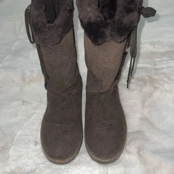 Bearpaw winter boots brown 9