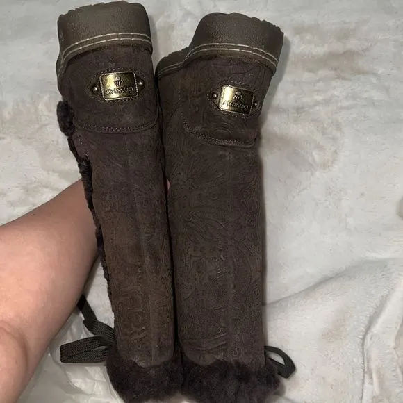 Bearpaw winter boots brown 9