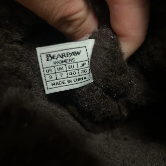 Bearpaw winter boots brown 9