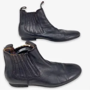 Bed Stu Men’s Size 10 Billy Black Leather Pull On Casual Ankle Booties Boots