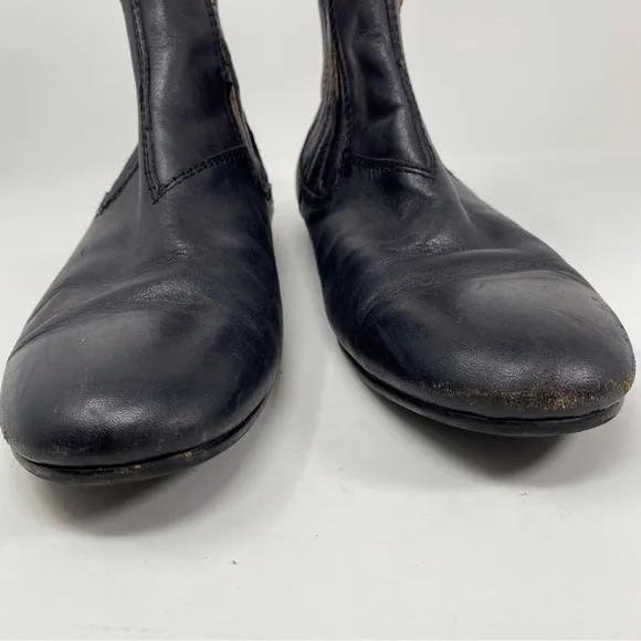 Bed Stu Men’s Size 10 Billy Black Leather Pull On Casual Ankle Booties Boots