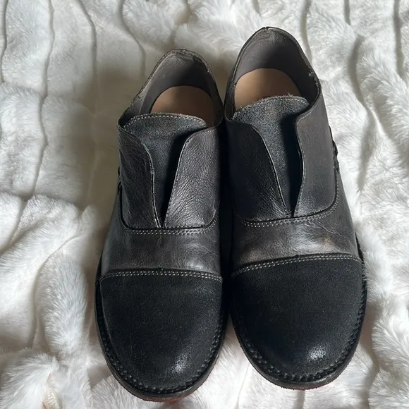 BED STU Rose Cap Toe Oxford - Teak Dip Dye