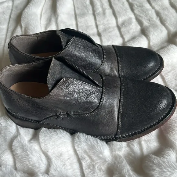 BED STU Rose Cap Toe Oxford - Teak Dip Dye