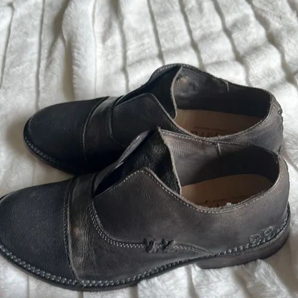BED STU Rose Cap Toe Oxford - Teak Dip Dye