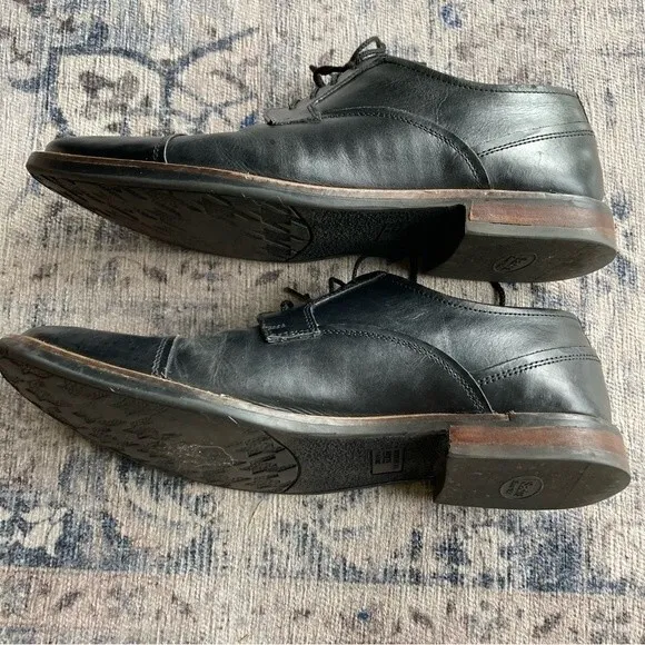 Ben Sherman Men’s Luke Oxford shoes black leather size 12.  Good used condition!