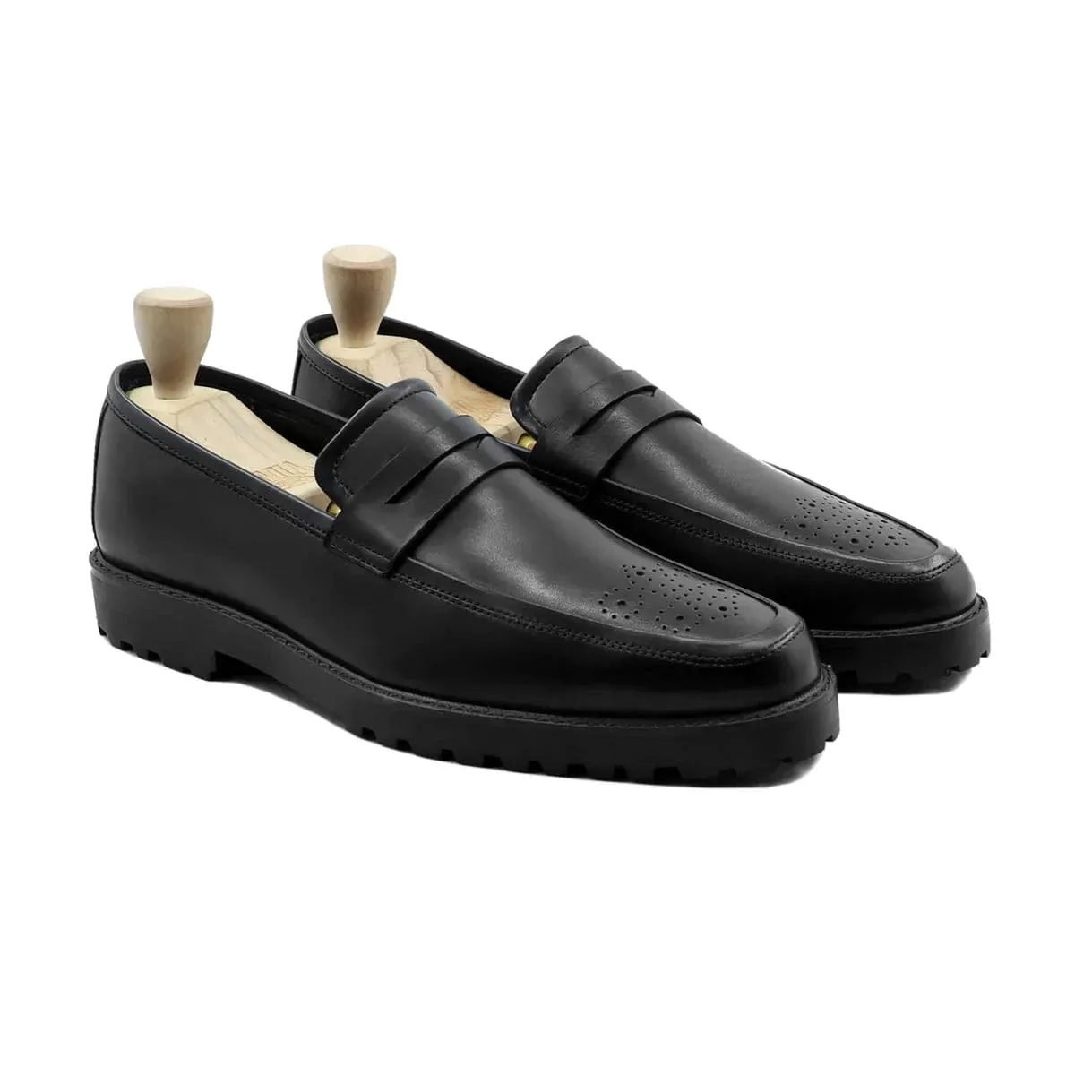 Bespoke Mens Leather Loafers
