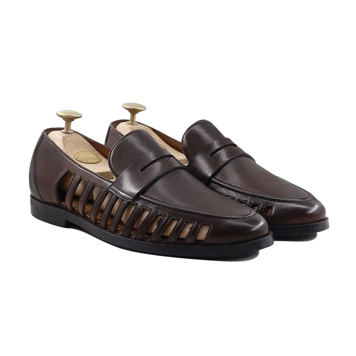 Bespoke Mens Leather Loafers