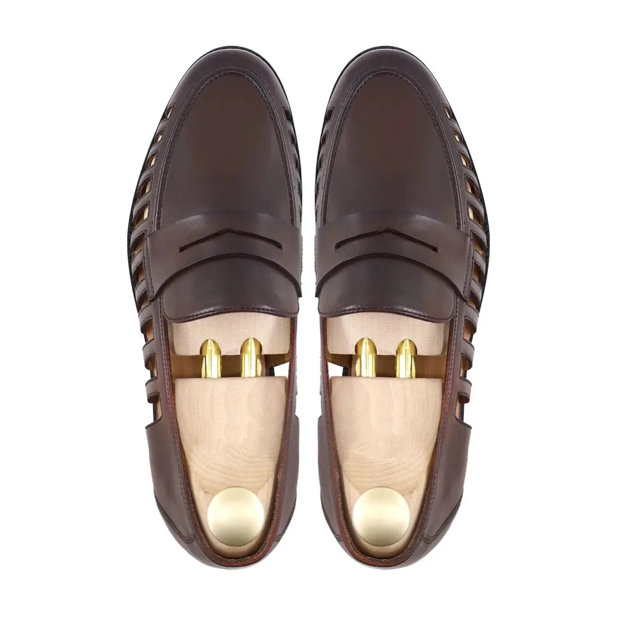 Bespoke Mens Leather Loafers