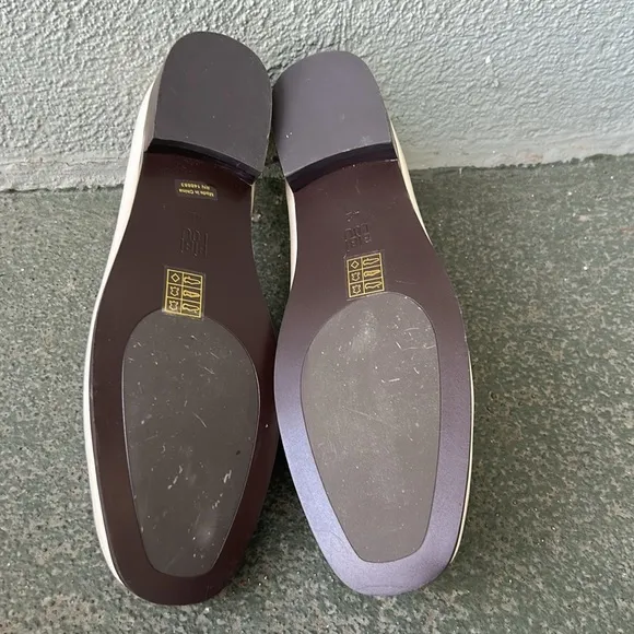Bibi Lou Ivory Loafers Like New Horse Bit Preppy Spring Size 42