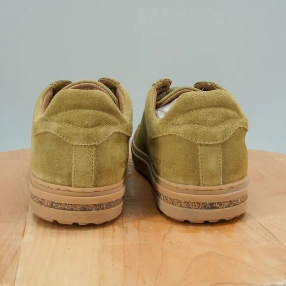 Birkenstock Bend Low Womens Size 10 Shoes Khaki Suede Lace-Up Casual Sneaker NEW