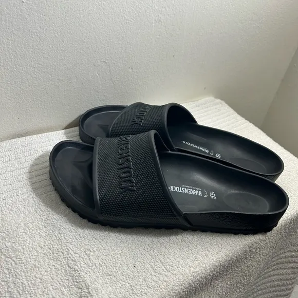 Birkenstock Black Sandals Molded Slide Comfort Sz 44 M11