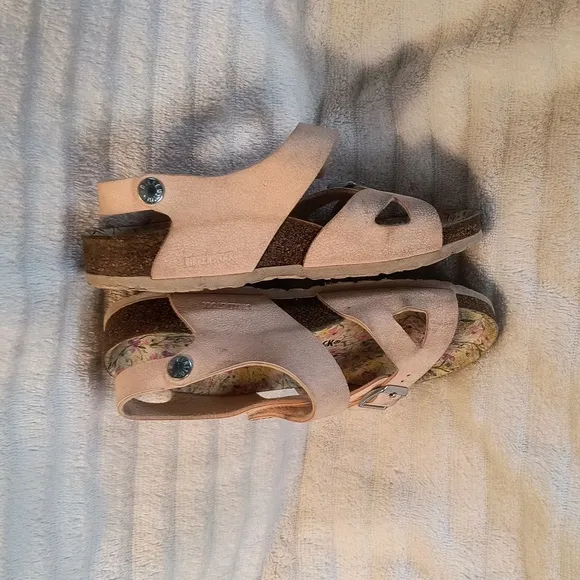 Birkenstock Floral Sandals with Buckles Girls