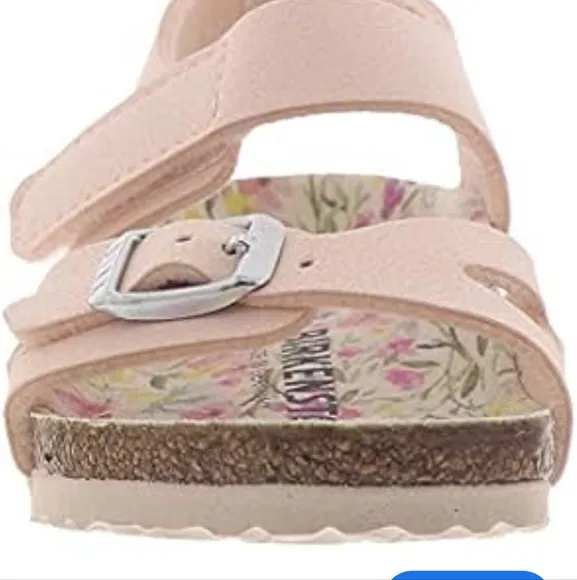 Birkenstock Floral Sandals with Buckles Girls