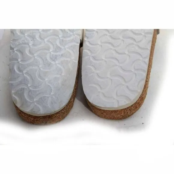 birkenstock ibiza sandals white womens summer shoes sz eur 40 us L 9 m 7