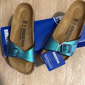 Birkenstock little girls aqua marine  Sandals little girls