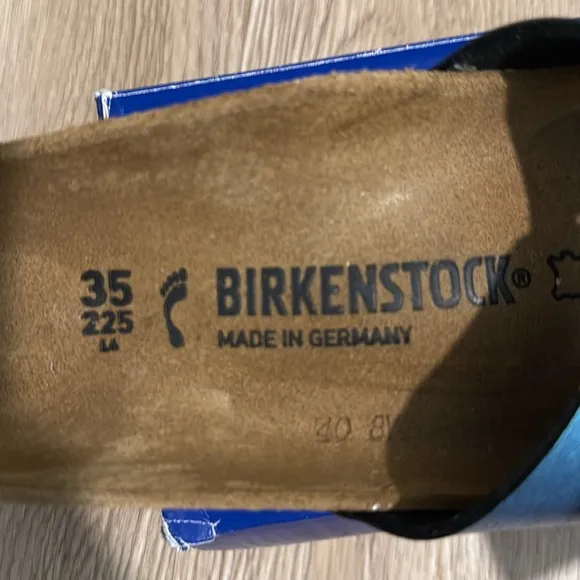 Birkenstock little girls aqua marine  Sandals little girls