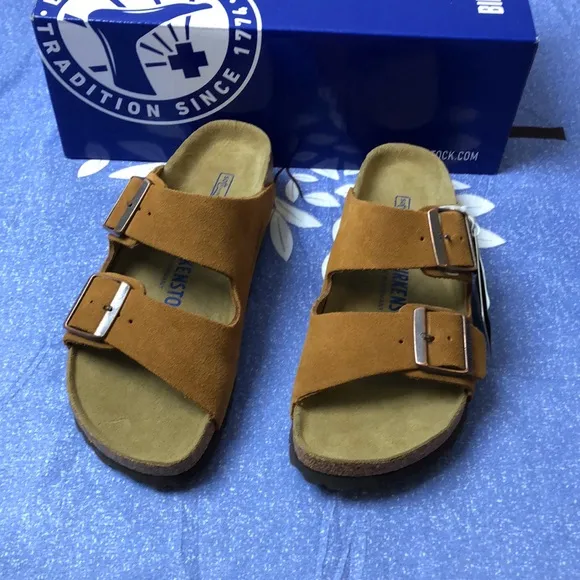 Birkenstock Mink Sandals with Adjustable Straps