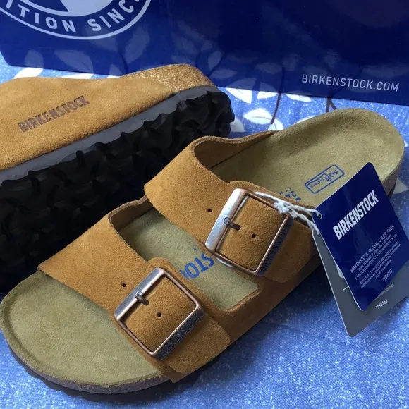 Birkenstock Mink Sandals with Adjustable Straps