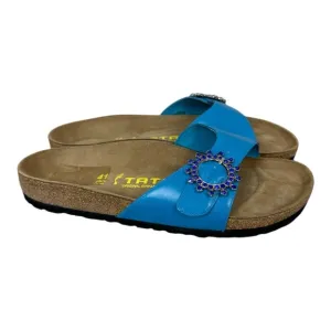 Birkenstock tatami big buckle Blue Women's Sandals size 10