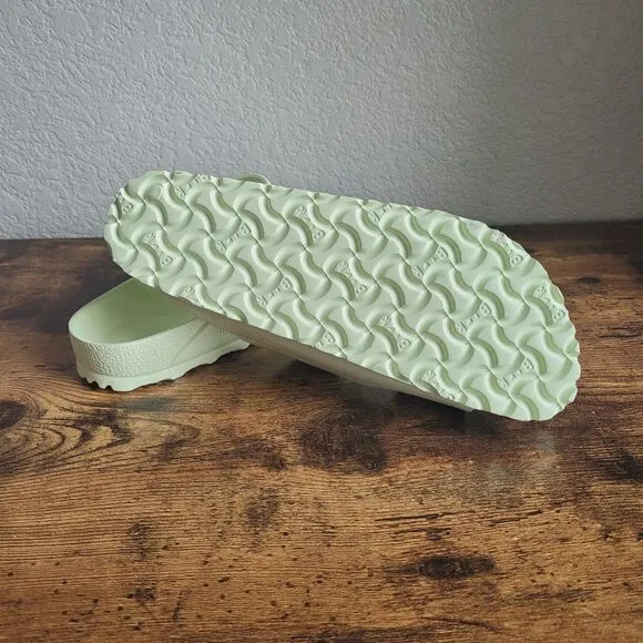 Birkenstock Women Arizona Essentials EVA Glamour Faded Lime Sandals Sz 38 Casual