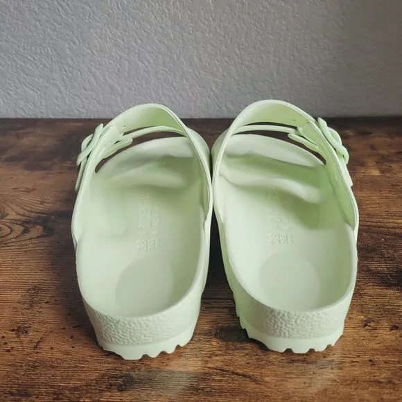 Birkenstock Women Arizona Essentials EVA Glamour Faded Lime Sandals Sz 38 Casual