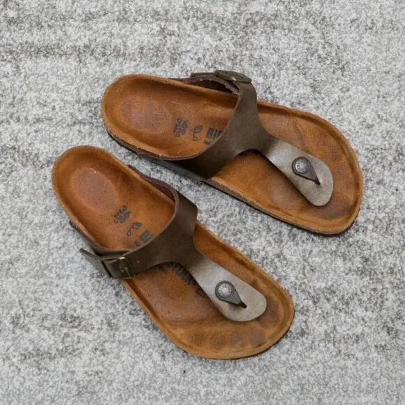Birkenstock Women's Gizeh Bronze Women's Sandals EUR 36 US 5 Boho Casual