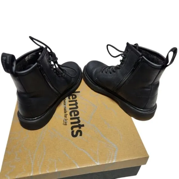 Black Dr. Martens Serena 1460 combat Leather Women's Boots