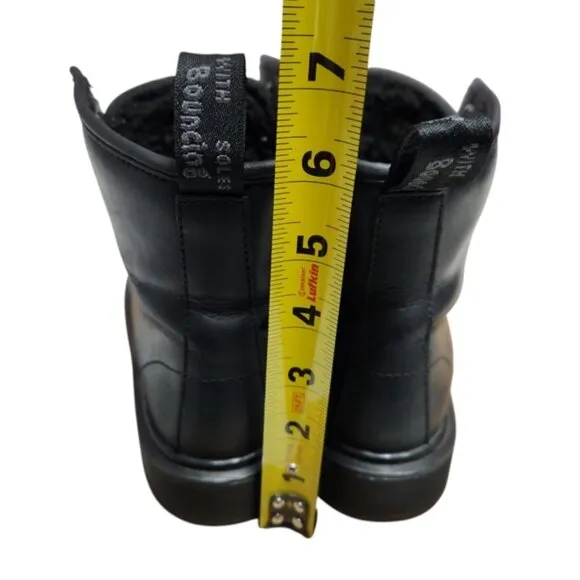 Black Dr. Martens Serena 1460 combat Leather Women's Boots