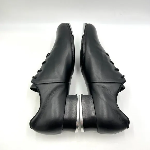 Bloch Mens S0388M Tap Flex Black Leather Split Sole Oxford Tap Dance Shoes 9.5M