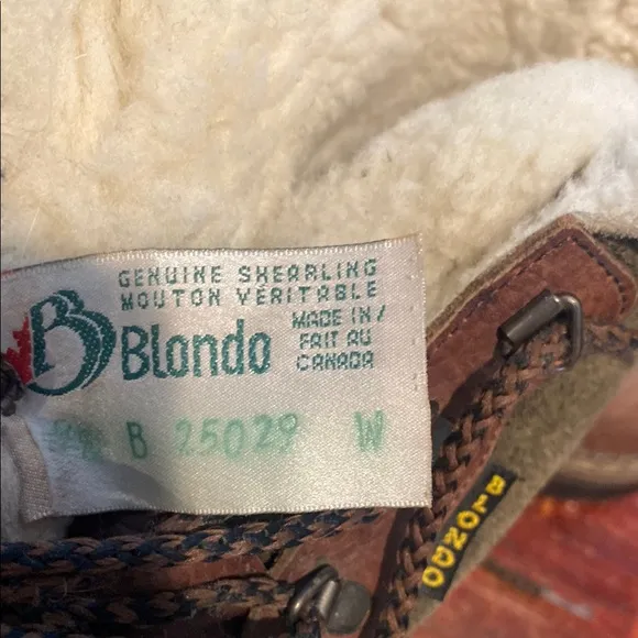 Blondo Shearling Lined Women’s Winter Boots: Size 9.5