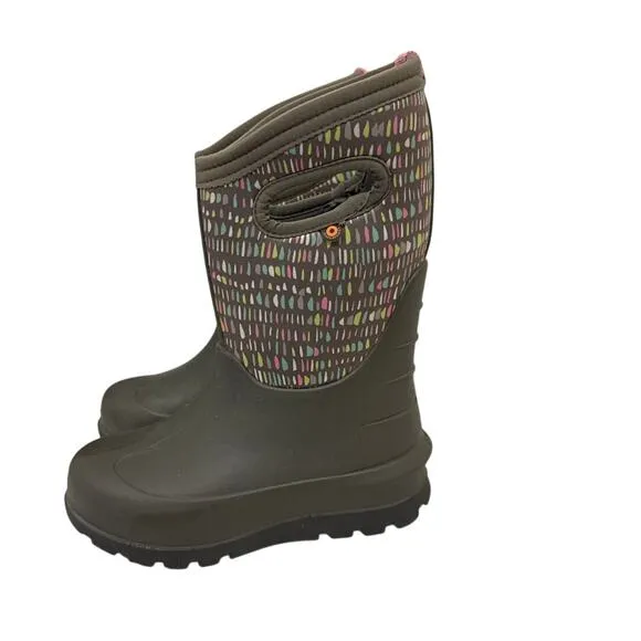 BOGS Shoes Winter Snow Rain Mid Rain Boots Size Youth 13