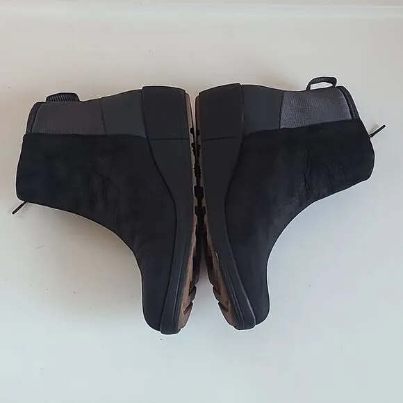 Bogs VISTA RUGGED Side Zip Hiker Boot Black Gray Women's Size US 9 EU 40