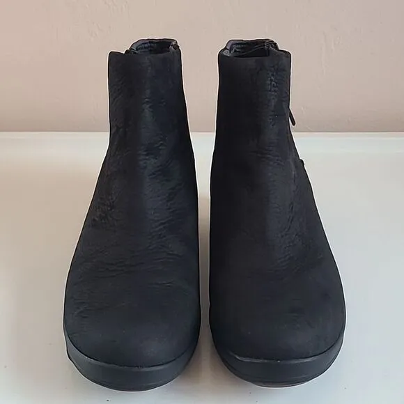 Bogs VISTA RUGGED Side Zip Hiker Boot Black Gray Women's Size US 9 EU 40