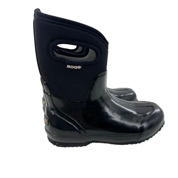 Bogs Women's Neo Tech Lite Black Waterproof Winter Slip On Snow Boots Size 7