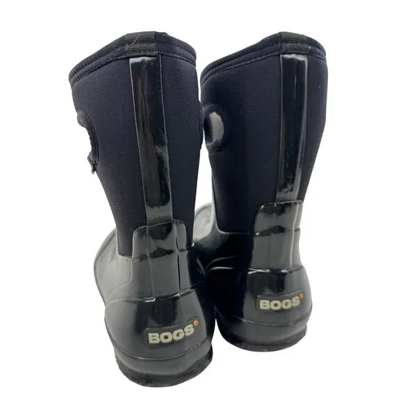 Bogs Women's Neo Tech Lite Black Waterproof Winter Slip On Snow Boots Size 7
