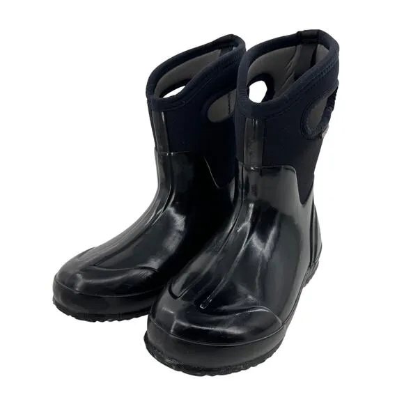 Bogs Women's Neo Tech Lite Black Waterproof Winter Slip On Snow Boots Size 7