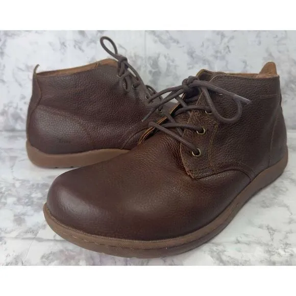Born BOC‎ Mens Chukka Size 14M Brown Leather Ankle Boots A06206 Preppy