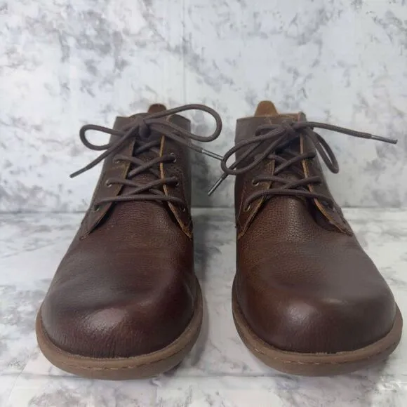 Born BOC‎ Mens Chukka Size 14M Brown Leather Ankle Boots A06206 Preppy