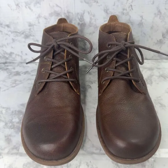 Born BOC‎ Mens Chukka Size 14M Brown Leather Ankle Boots A06206 Preppy
