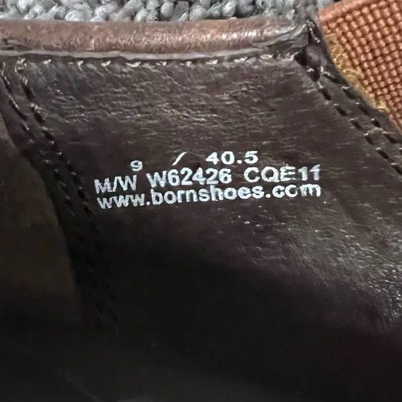 Born Leather Ankle Bootie Hand Crafted women’s size 9