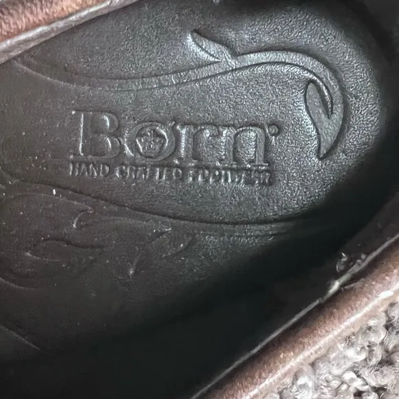 Born Leather Ankle Bootie Hand Crafted women’s size 9