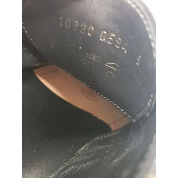 Boss Hugo Boss Men's Bicycle Toe Leather Dress Shoes in  Black - Size 7.5