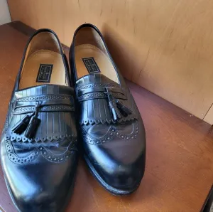 Bostonian Crown Windson Classic Black Tassel Loafers - 13M