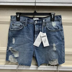 Boyish THE MONTY High Rise Denim Short Sz 29 in ST. LOUIS Distressed