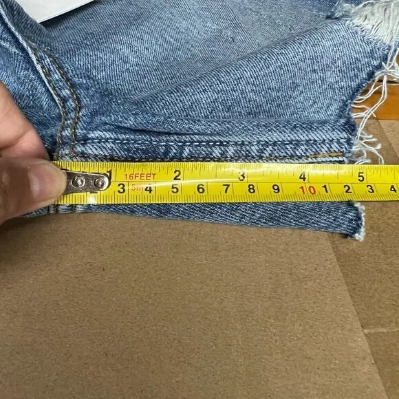Boyish THE MONTY High Rise Denim Short Sz 29 in ST. LOUIS Distressed